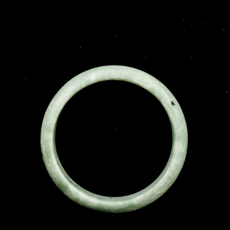 Bracelet rigide Serpentine vert clair env. 15mm