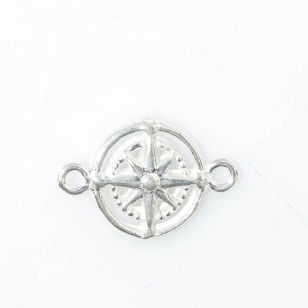 Silberteil 925 Kompass 15x9.5mm,