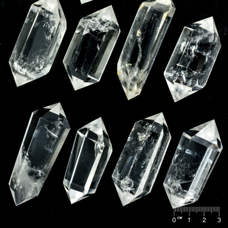 Doppelender geschliffen Bergkristall ca. 60-80 x 25-30mm