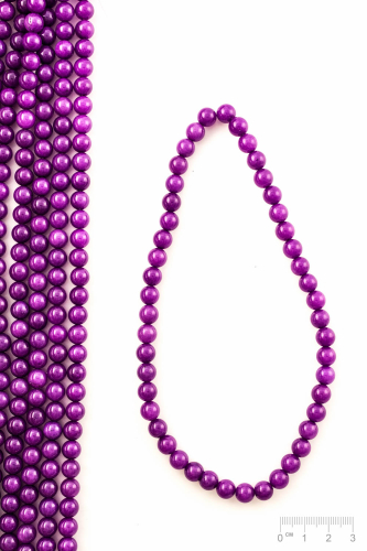 Rang Serpentine teinté en violet sugilite boule
