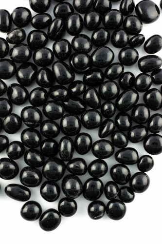 Trommelsteine Obsidian schwarz klein