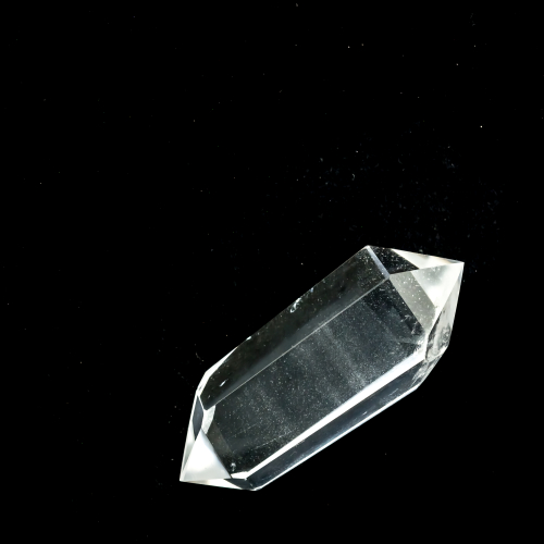 Pointe taillé double terminaison Cristal de roche env. 85-100 x 25-35mm