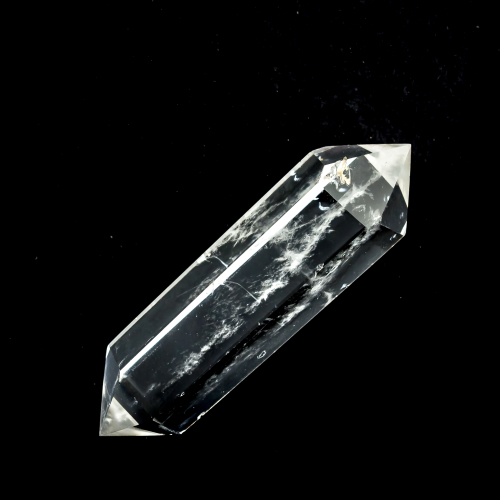 Pointe taillé double terminaison Cristal de roche env. 80-100 x 25-35mm