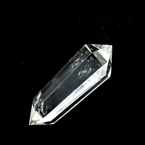Pointe taillé double terminaison Cristal de roche env. 80-95 x 20-25mm