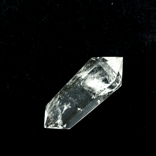 Pointe taillé double terminaison Cristal de roche env. 50-70 x 20-25mm